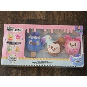 Disney Munchlings Collectors Edition Set Of 4 Scented Plush NIB Mystery Is Nemo